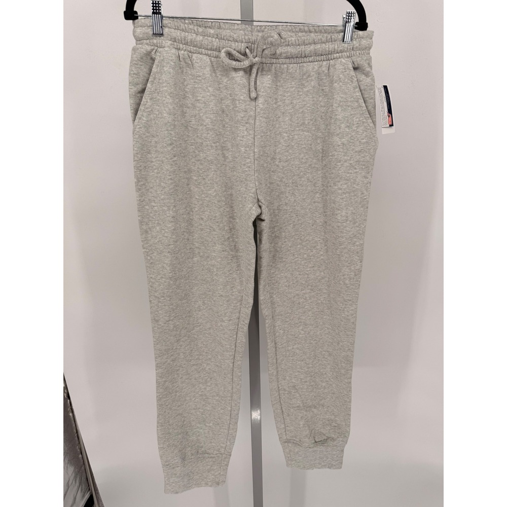 Vineyard Vines Womens Brushed Terry Jogger Pants Light Grey Heather  M